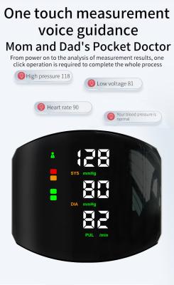 China LCD Display With Voice Prompt Quick Results With One Click Household Hospital Level Digital Blood Pressure Monitor for sale