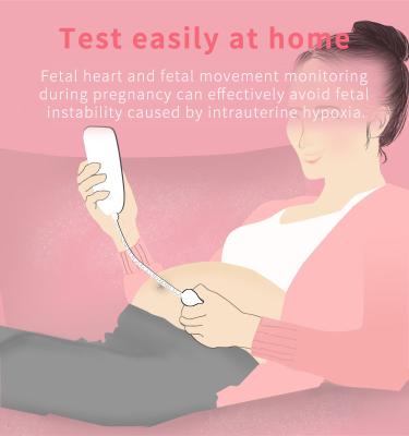 China Home Pregnancy Heartbeat Monitor,Accurate Heart Doppler Fetal Monitoring Machine Non Invasive Ease Parental Anxiety for sale