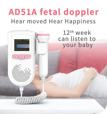 China Tecnología de detector de corazón fetal por ultrasonido Máquina de monitoreo del corazón fetal fetal en venta