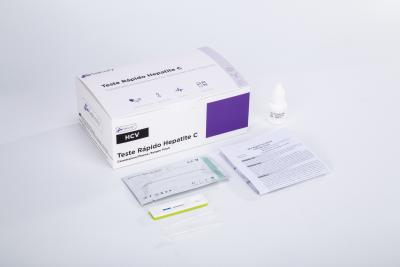 China Portable Medical Diagnostic Test Kits Fast Detection Hepatitis C HCV Rapid Test Kit for sale