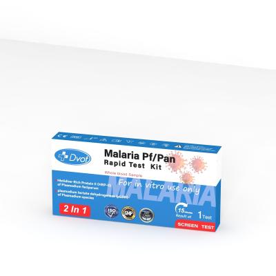 China Malaria Pf/Pan Rapid Test Kit，Home Rapid Test Kits Disposable For Convenient Results CE ISO Certified for sale