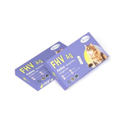 China 99% Accuracy FHV Ag Test Kit for Cats CE and ISO Certified Veterinary Instrument for sale