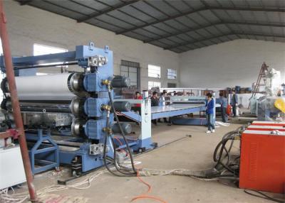 China PVC Plastic Foam Sheet Plastic Sheet Extrusion Line , PVC Plastic Sheet Making Machine / Sheet Extruder for sale