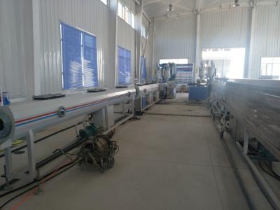 China Plastic HDPE Sewage Tube Making Machine Single Screw Extruder PE PP Duct Production Line for sale