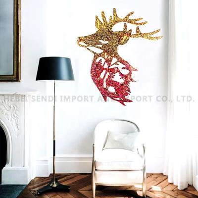 China Sustainable New Design Decoration DIY Christmas Deer Resin Molds Silicone Molds For Epoxy Molding for sale