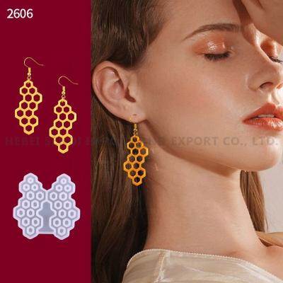 China Sustainable Factory DIY Resin Honey Earring Epoxy Making Silicone Molds For Women Girls for sale