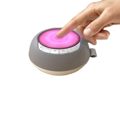 China Rechargeable AirPlay Sound Machine Palpable Sleep White Noise Machine With Seven Colors Nightlight 15 White Noise for sale