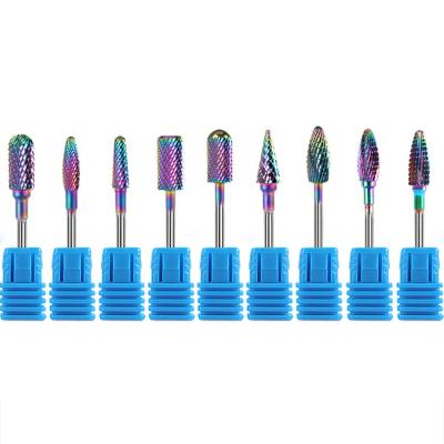 China Hot Selling Wholesale Metal Manicure Bit For Nail Drill Cuticle Nail Drill Bit Set for sale