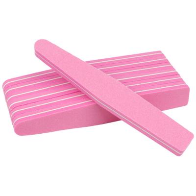 China Double Pedicure Sandpaper Manicure Art Tools 100/120/150/180 Nail Folder Sandpaper Nail File Set for sale