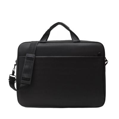 China NEW 15.6 inch black logo men and women large capacity computer travel bag gray custom briefcase nylon laptop bag for sale