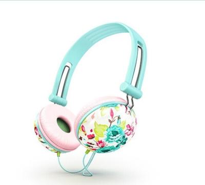 China Simple Headband Design Comfort Earbuds Headphones Promotion Wired Headset With Transfer Printing For Kids for sale