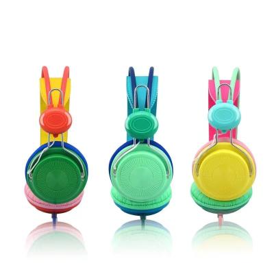 China Wholesale Headband Candy Colors Promotion Gifts Earphone Stereo Sound Kids Adjustable Cable Headsets for sale