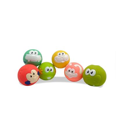 China Bath Toy Eco-Friendly 6pcs PVC Mini Plastic Bath Toy Animals Bathroom Floating Toys For Toddlers for sale