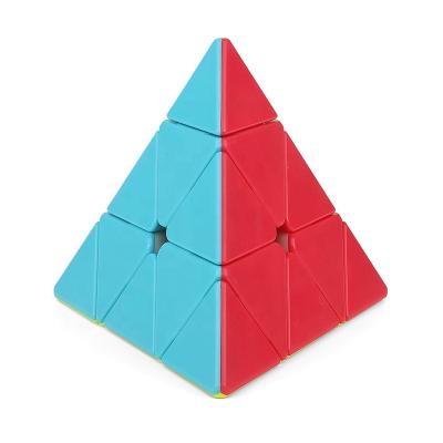 China DIY TOY QIYI QiMing S2 Kids Magic Speed ​​Triangle Cube Toys With Double Blister Card for sale