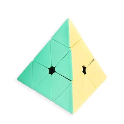 China DIY TOY MoYu Meilong Pyramid Cube puzzle magic cube stir mark color 9.8x9.8cm speed cube for sale