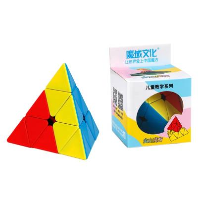 China Good quality custom made china kids volcano cubes europe and america pyramid magic cube 3x3x3 for sale