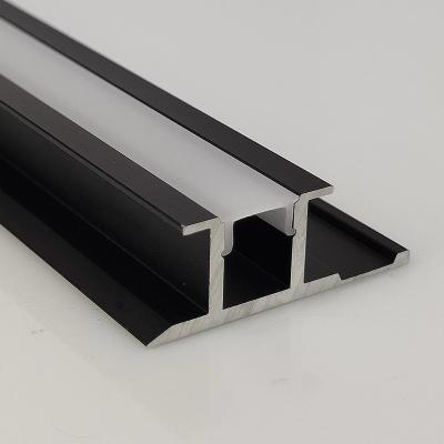 China Modern Interior aluminum 9 mm cabinet wall panels molded lighting aluminum profile corner trim for sale