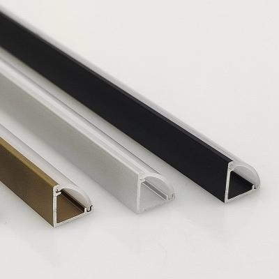 China Modern Surface-mounted LED 8*8 aluminum cabinet light slot line Light strip aluminum alloy light slot for sale