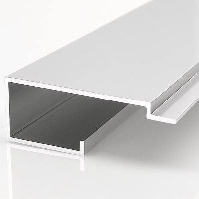 China Modern Ready-made mold Bathroom Bathroom Storage Aluminum Bathroom mirror cabinet frame aluminum profile Aluminum trough for sale