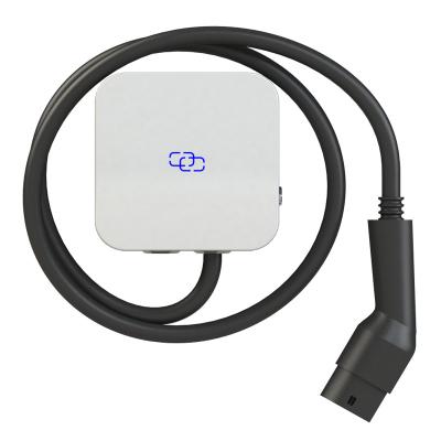 China AC EV Charger For Home Home 7kw Wallbox APP Wifi Type 1 Type 2 EV Charger For Electric Car for sale