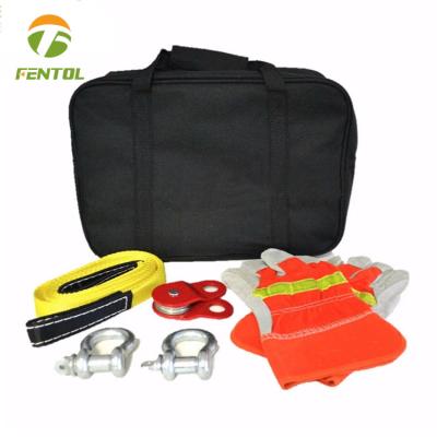 China AUTO Winch accessories kit tool bag off-road emergency recovery tools for sale