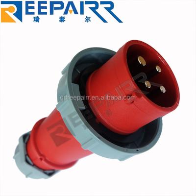 China Factoty Industrial Direct Supply High Performance Waterproofing 3P+E Connector CTF3-2/15 CTF3-2/16 IP67 Marine Reefer Container Power Plug for sale