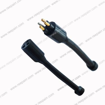 China UNDERWATER Factory Direct Supply About Seaconn MCDC3F Black Waterproof Plug Mic Connector 3Pins for sale