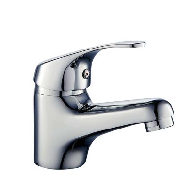 China Metered Faucets Wholesale Single Hole Polished Countertop Sink Basin Faucet Kitchen Bathroom Household Accessories for sale