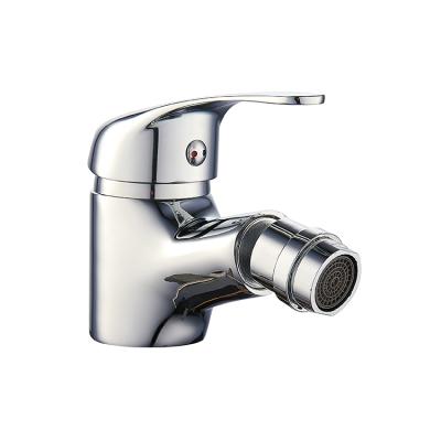 China New Product Bathroom Balcony Strong Water Flow Faucet Extended Waterproof Plating Bathroom Bidet Faucet for sale