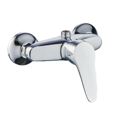 China 2021 New Single Handle Slide Bar Lever Contemporary Wall Mounted Bathroom Water Brass Sink Faucet With Shower for sale