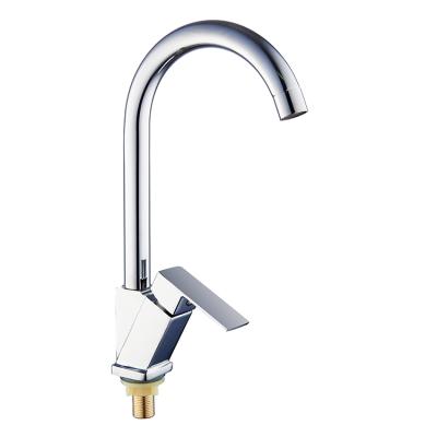 China Popular Modern Stainless Steel Deck Mounted Sink Mixer Bathroom Faucetsl High Arc Sprayer Bathroom Faucet for sale