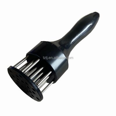 China Stocked 21/24 Blade Stainless Steel Manual Meat Tenderizer Needle Steak Meat Tenderizer for sale