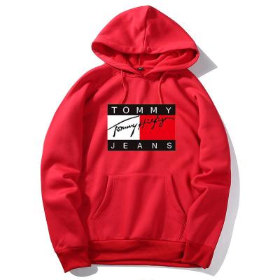 China Free Sample Hoodie Men Sweatshirt 80% Polyester Cotton 20% Anti-Shrink Long Sleeve OEM Printed Oversized Pullover Hoodies for sale