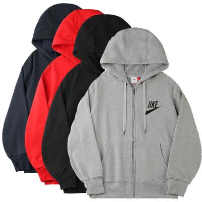 China Wholesale Design Anti Shrink Zip 320 Gsm Tech Fleece Cotton Hoodie Sweatshirts Mens Oversized Hoodies Custom For Men for sale