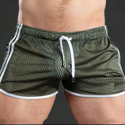 China New Gym Anti-Wrinkle Running Fitness Men's Loose Beach Shorts Basic Mesh Sports Jogging Workout Athletic Shorts for sale