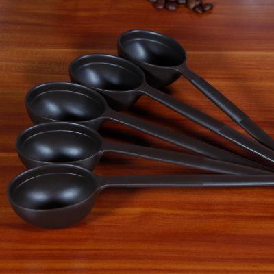 China New Arrival Business Coffee Bean Spoon Long Handle Food Grade PP Material 8g 10g Plastic Coffee Doser for sale