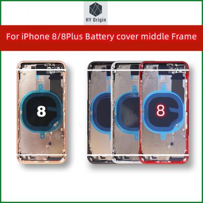 China Glass For iPhone 8G 8 plus Back Cover Frame Case SIM Tray Key Side Battery Coin Case Holder Middle CaseCE for sale