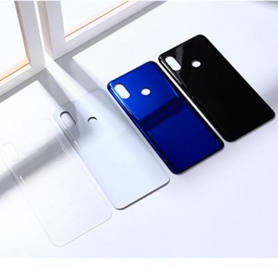 China 10 Glass Originals For Xiaomi MI 8 MI 8 Back Cover Battery Back Door Case Cover Cell Phone Replacement Glass Case With s for sale