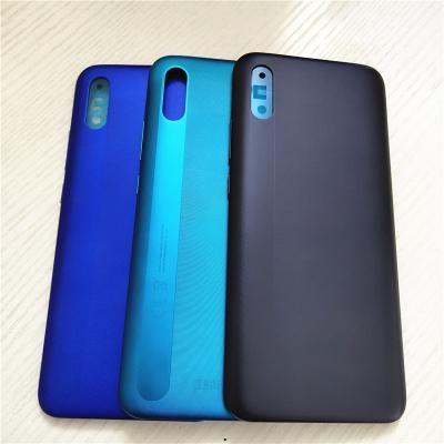 China 10pcs Glass For Xiaomi Redmi 9A Back Cover Protective Shell Door Case With Volume Power Replacement For Redmi 9A Button C Battery for sale