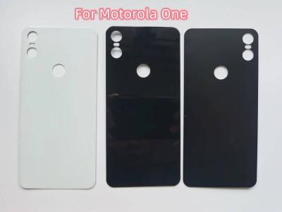 China 10pcs Rear Battery Cover Rear Door Panel Enclosure Glass Case For Moto One Battery Cover Spare Parts for sale