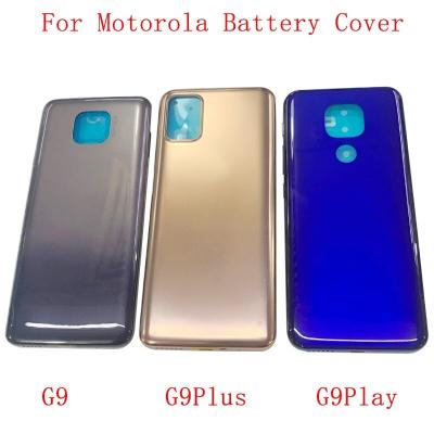 China 10pcs Battery Cover Glass Back Shell Door For Motorola G9 G9 Plus G9 Game Power Back Cover Battery Cover With Brand for sale