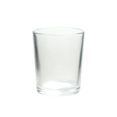 China Kleines Glas Votive Kerzenhalter 95ML mit dickem Fuß zu verkaufen