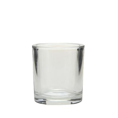 China Decor Holiday Glass Votive Candle Holders 170ML Volume Customized for sale