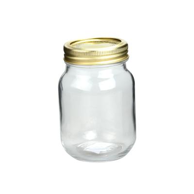 Κίνα Προσαρμοσμένα γυαλιά για ποτό Mason Jar Διαφανή γυαλιά Mason με λαβές προς πώληση