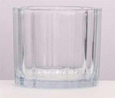 Chine 270 ml porte-bougies en verre votive porte-bougies votive ronde transparente à vendre