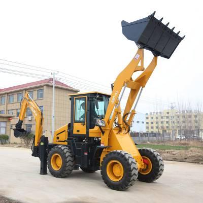 China Garment Shops Manufacturer 4x4 Backhoe Loader Retroexcavadora China Wheel Mini Excavator Backhoe Loader for sale