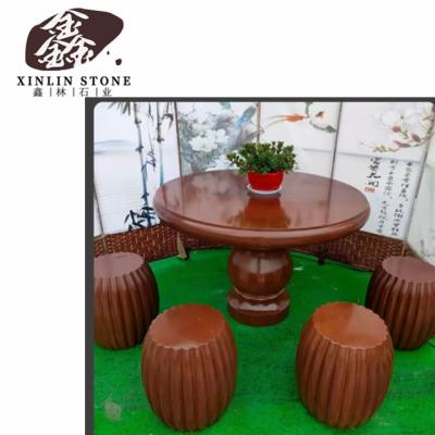 China Modern Agglomerated Stone Dining Table Stone Table Tops Statue Stone Carving Stone Figure G602 G603 G654 White Black Gray Granite for sale