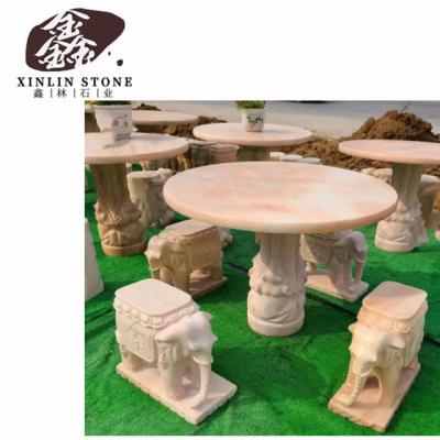 China Modern natural stone marble dining cafe side tables sintered stone table G602 G603 G654 white black gray granite for sale