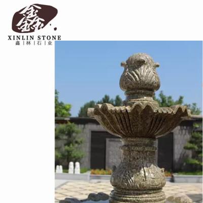 China Beautiful Modern European Outdoor Dancing Marble Style Water Fountain Bali Stone White Black Gray Granite G602 G603 G654 for sale