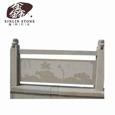 China Modern Granite Slab Bridge Railing Statue Stone Grinding Stone Carving Stone Figure G602 G603 G654 White Black Gray Granite for sale